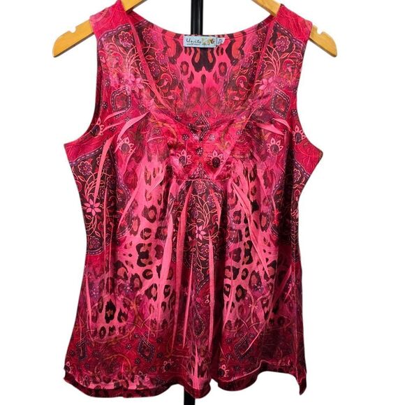 Unity Women's Pink Sleeveless Top - Picture 1 of 6